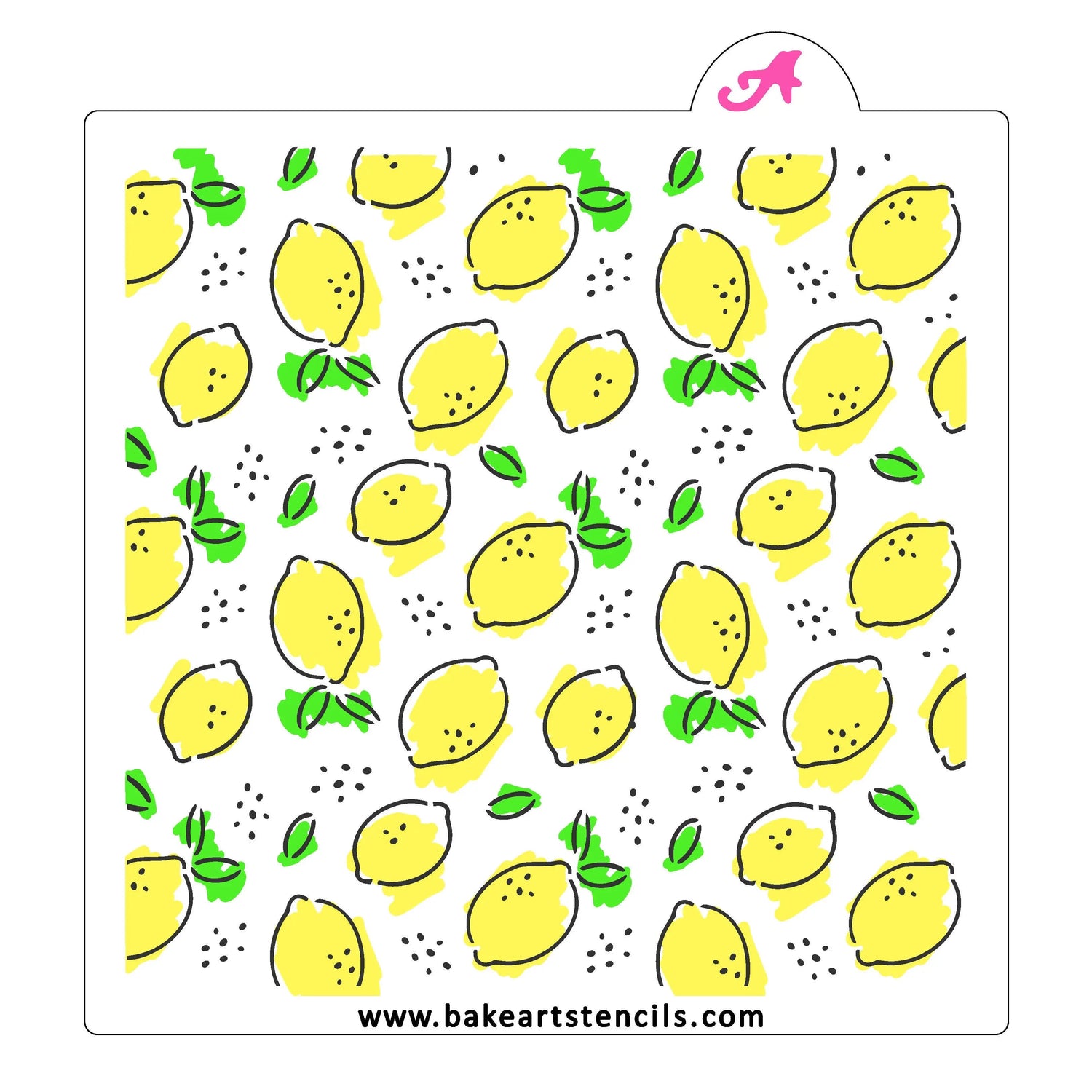 Lemon Squeezy Cookie Stencil