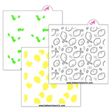 Lemon Squeezy Cookie Stencil