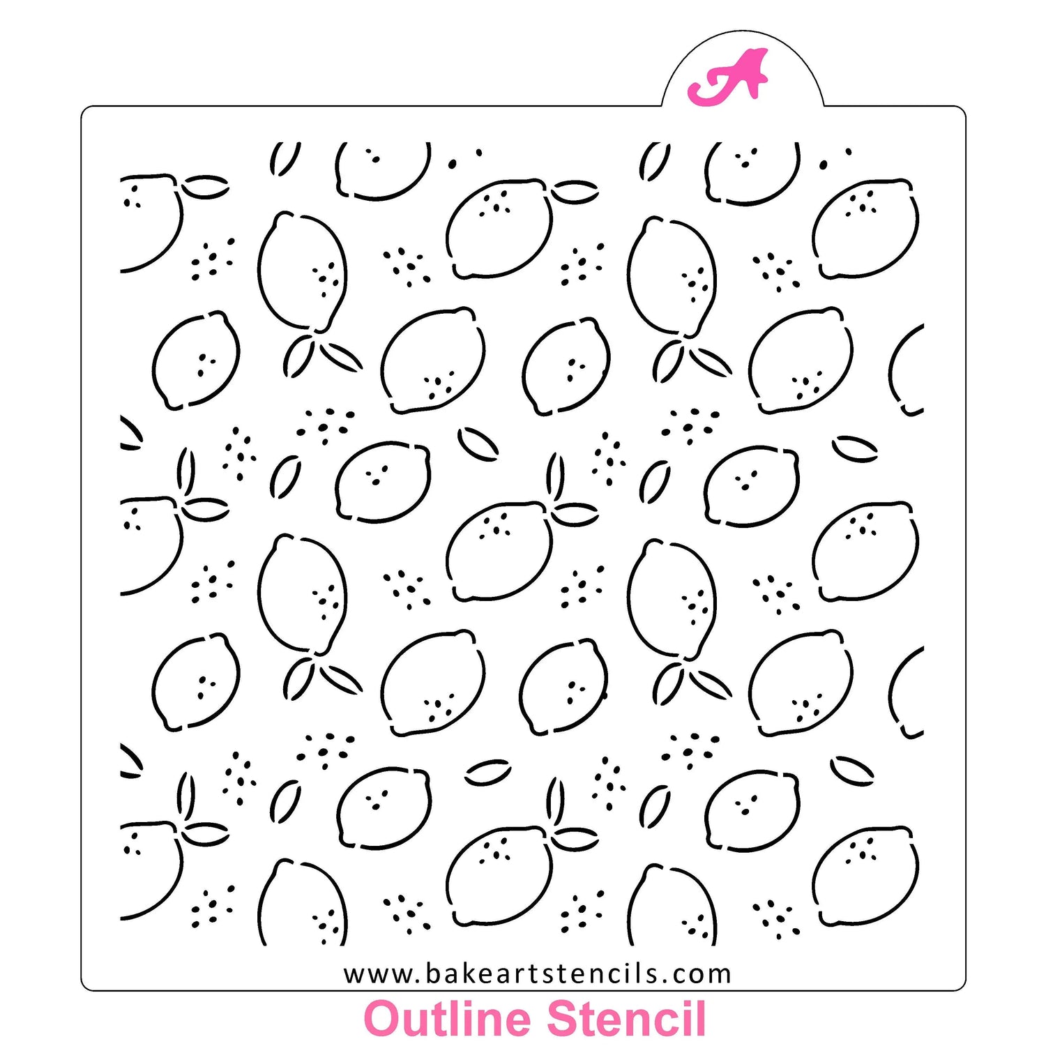 Lemon Squeezy Cookie Stencil