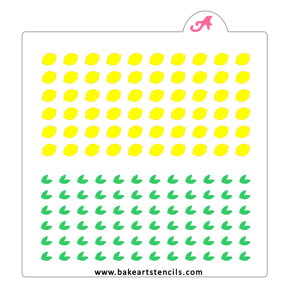 Lemon Sprinkles Stencil