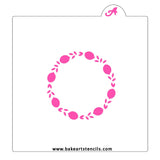 Lemons Border Cookie Stencil