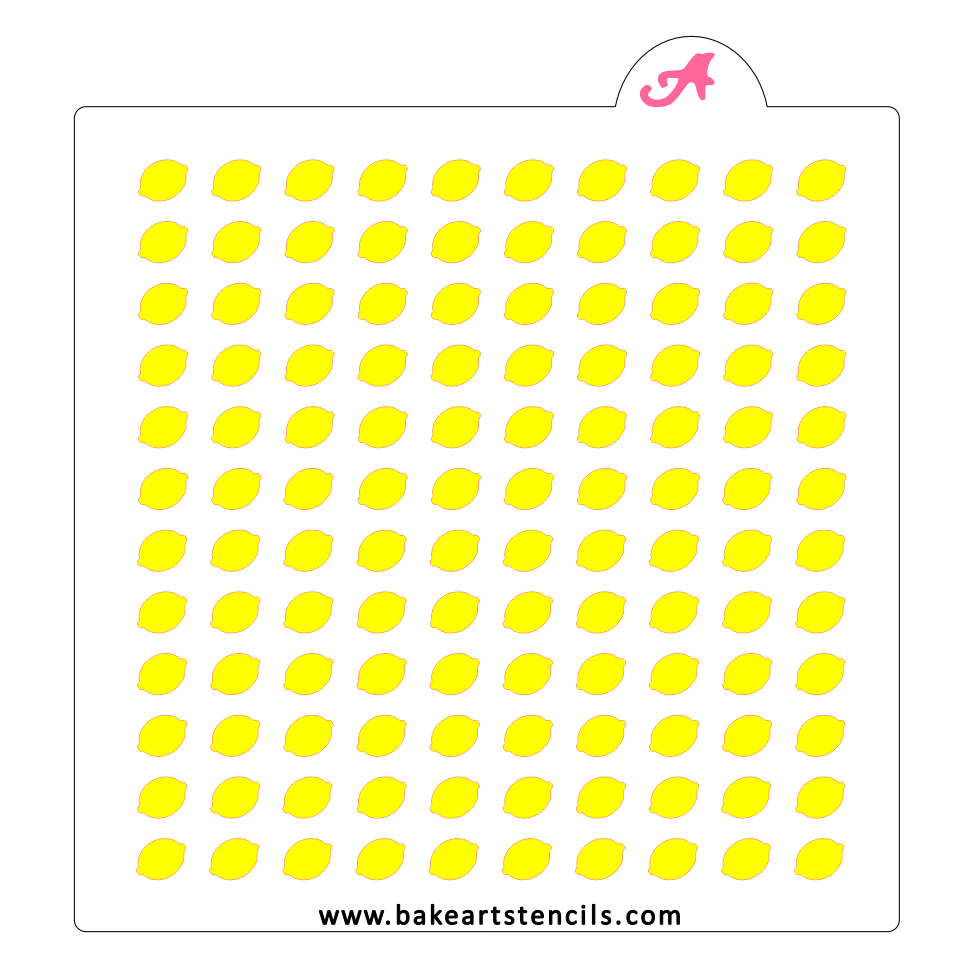 Lemon Sprinkles Stencil