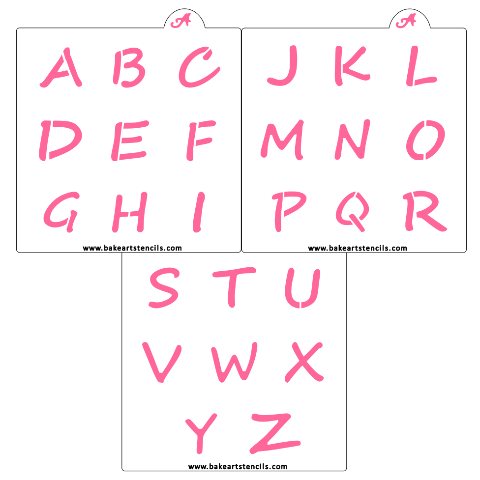 Alphabet Stencil Set