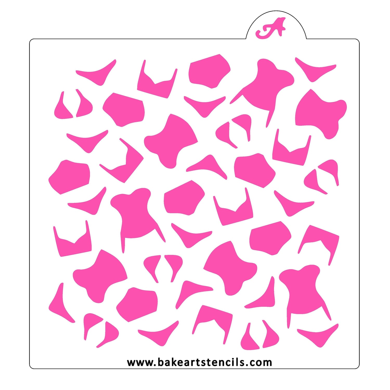 Lingerie Pattern Cookie Stencil