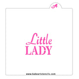 Little Lady Cookie Stencil