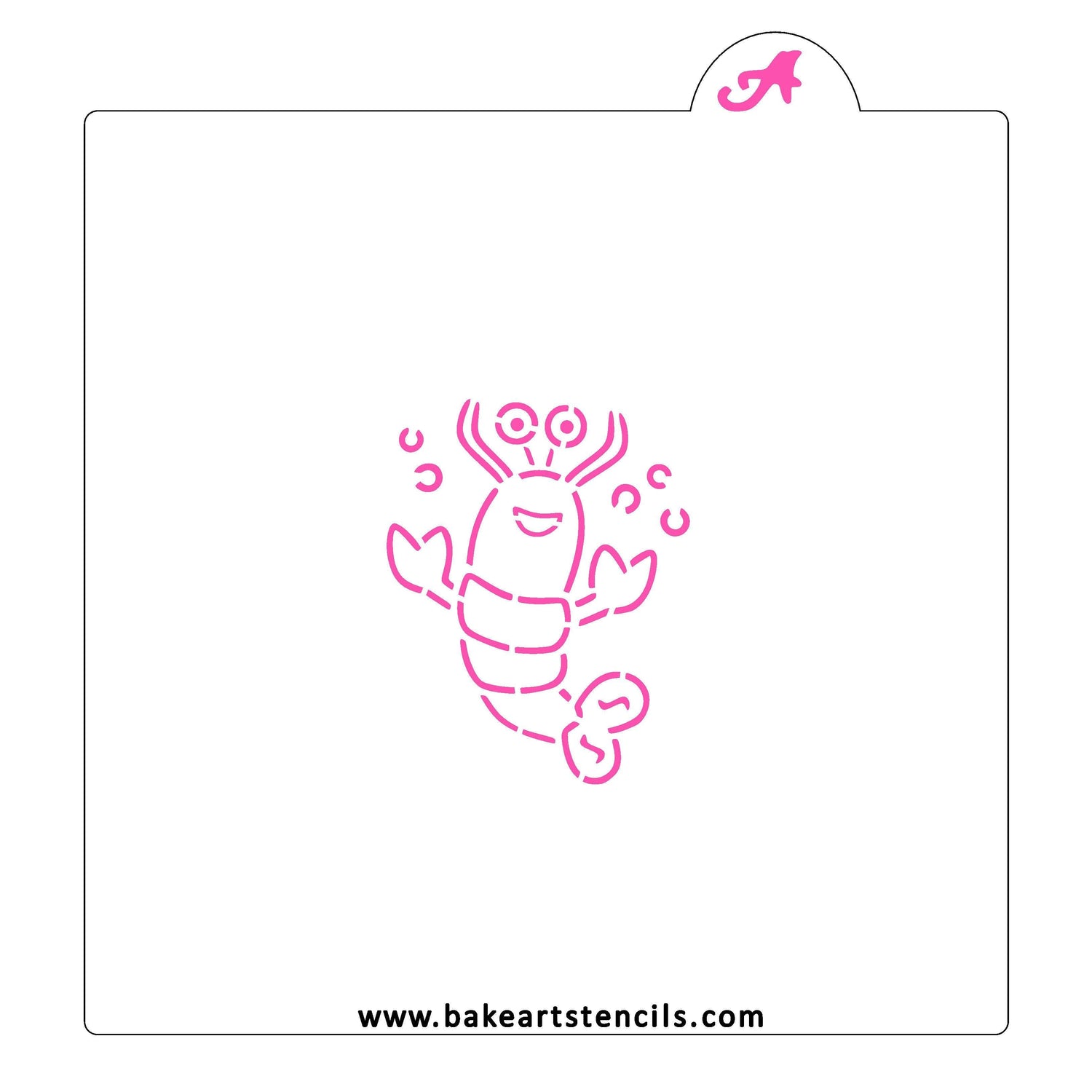 Lobster PYO Cookie Stencil