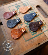 Leather Key Fobs - USA Made by The Local Branch