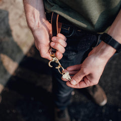 Leather Key Clip Loop - USA Made by The Local Branch, product image 4