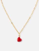 Love Paperclip Chain Necklace