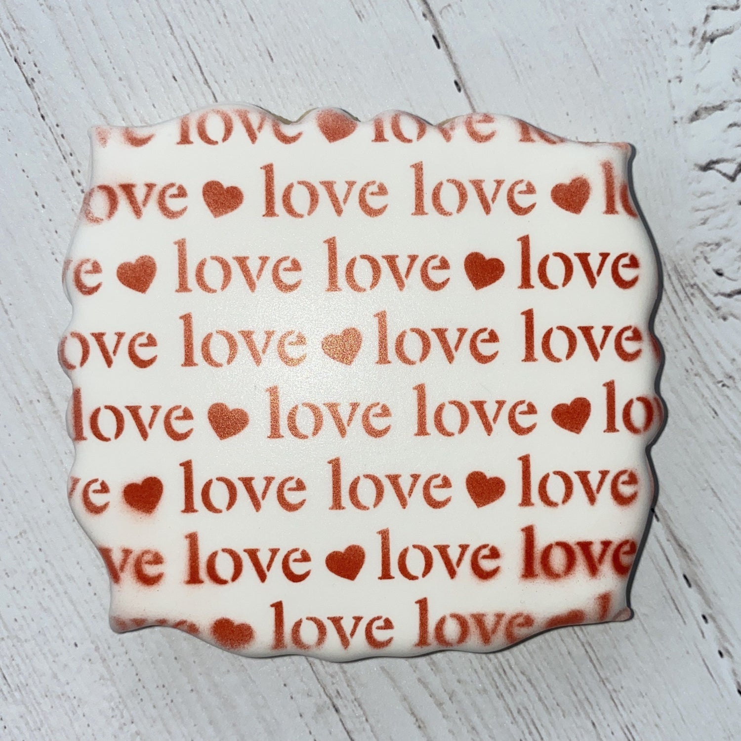 Love Repeat Cookie Stencil