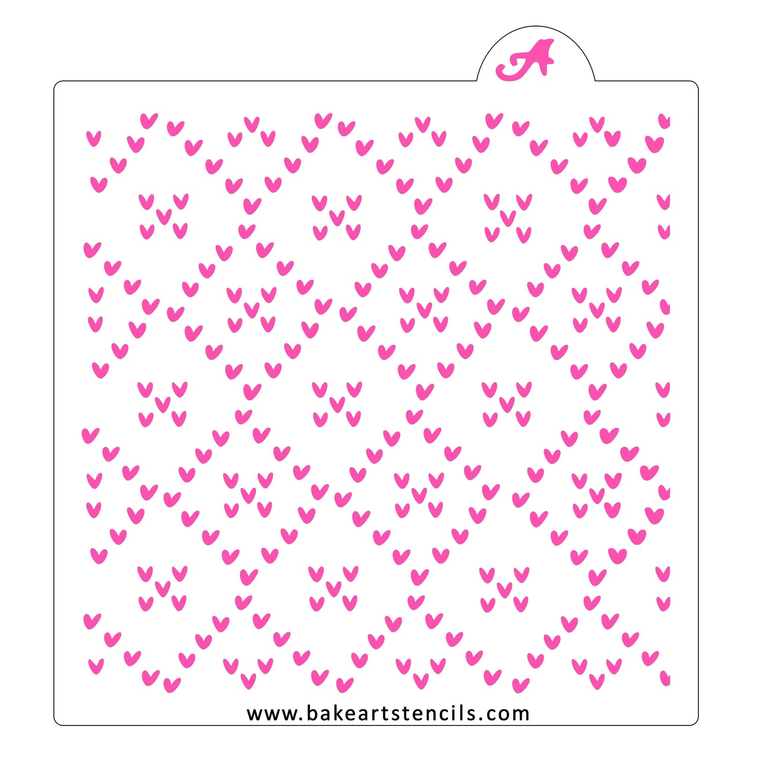 Lovely Sweater Pattern Stencil
