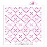Lovely Sweater Pattern Stencil
