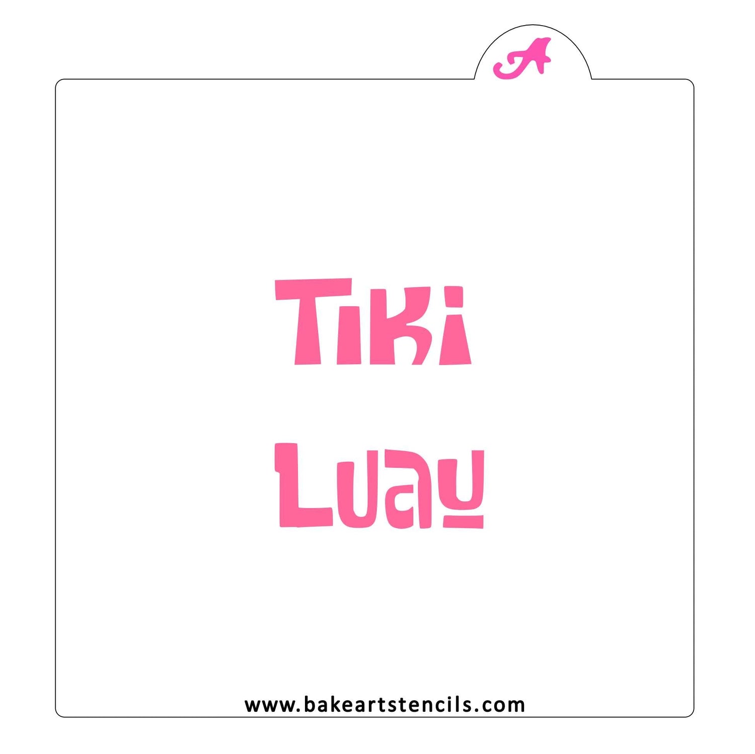 Luau and Tiki Stencil