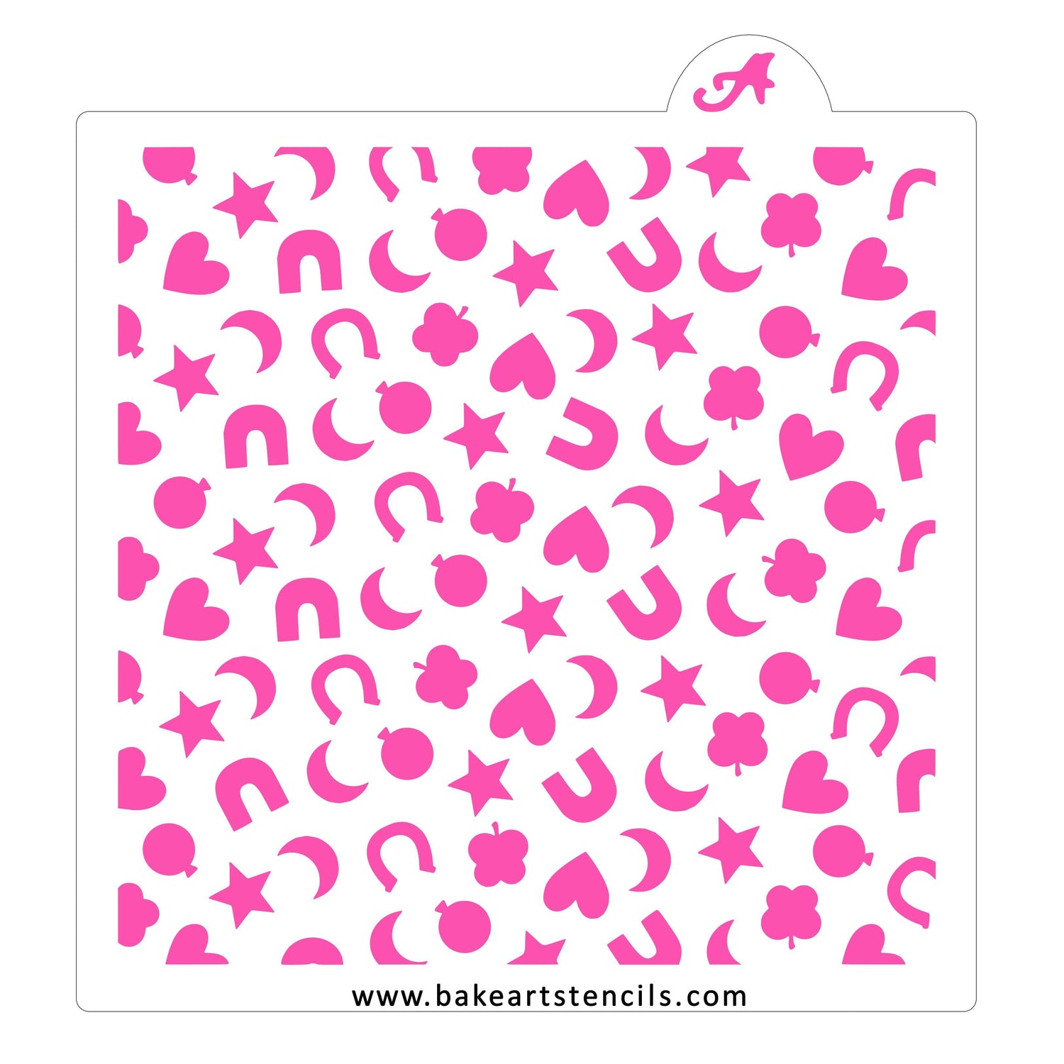 Lucky Marshmallows Pattern Stencil