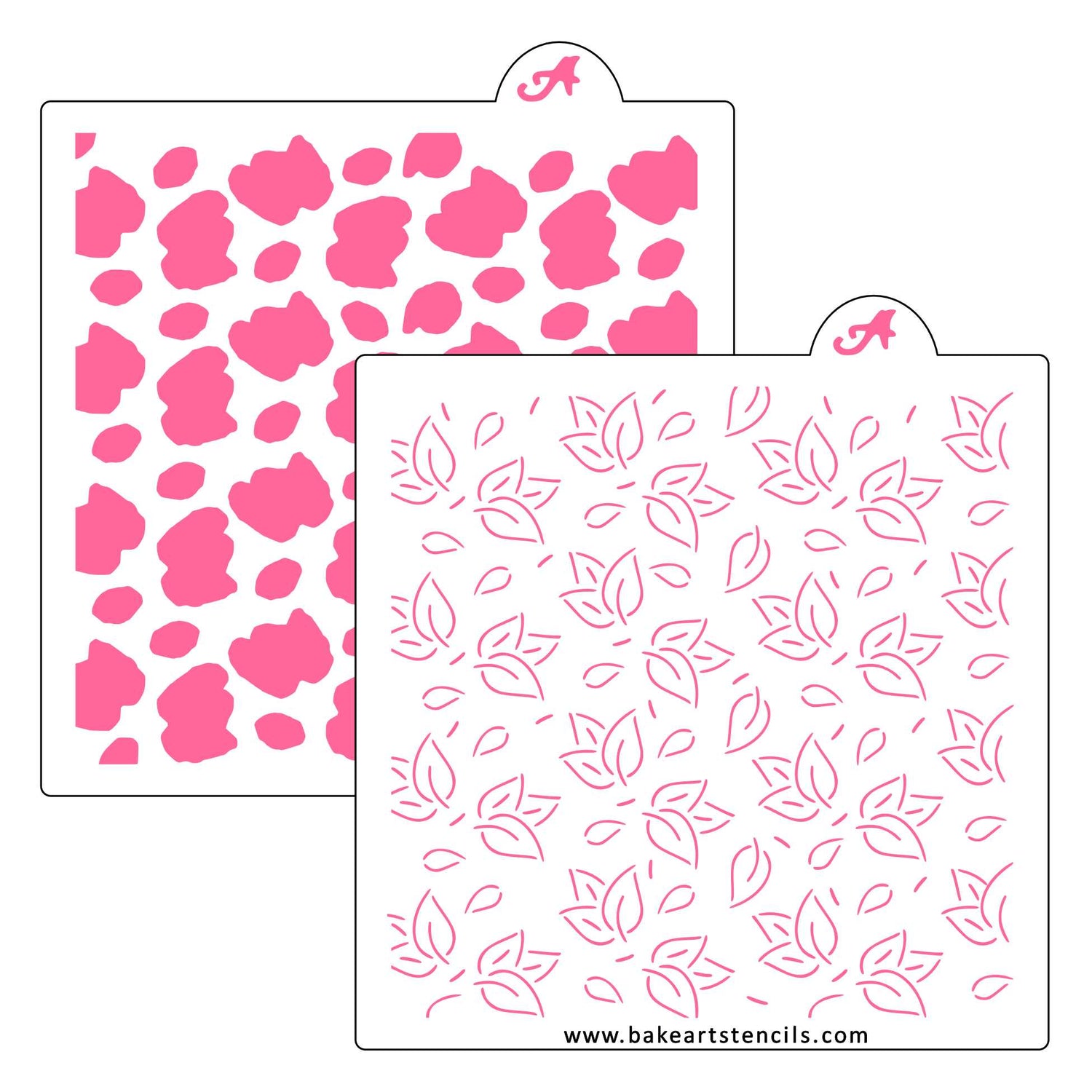 Lush Leaves Cookie Stencil Set
