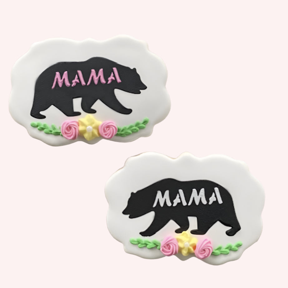 Mama Bear Cookie Stencil