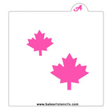 Maple Leaf Cookie Stencil