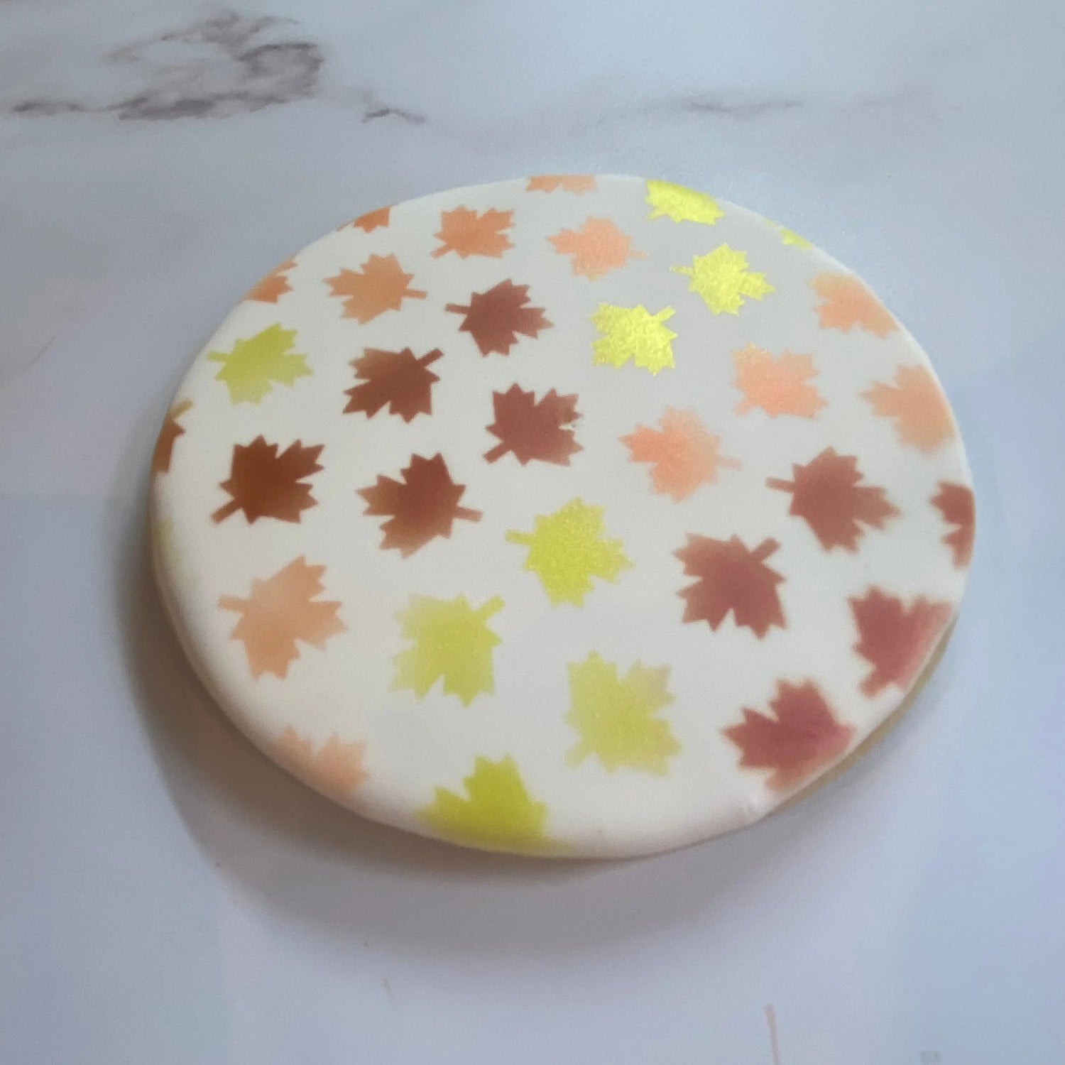 Maples Leaves Pattern Cookie Stencil
