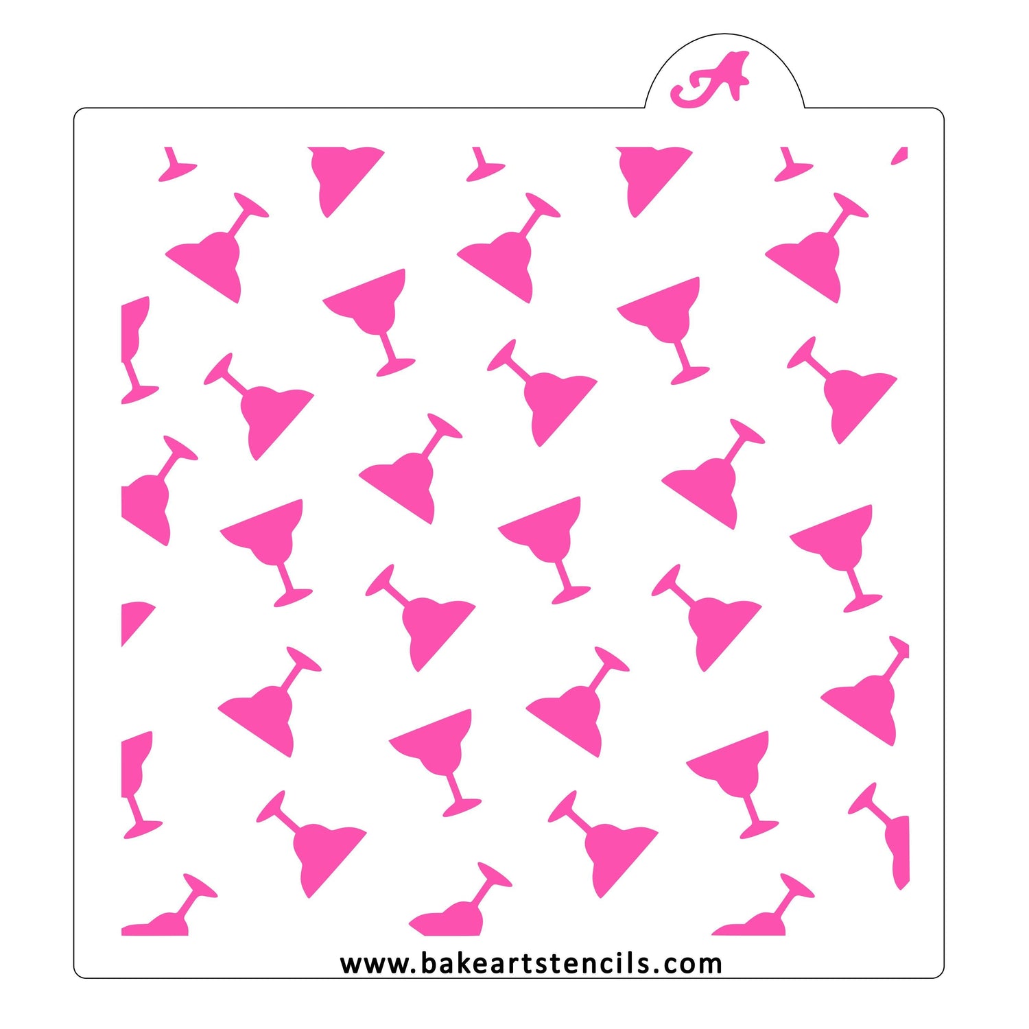 Margarita Pattern Stencil