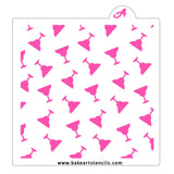Margarita Pattern Stencil