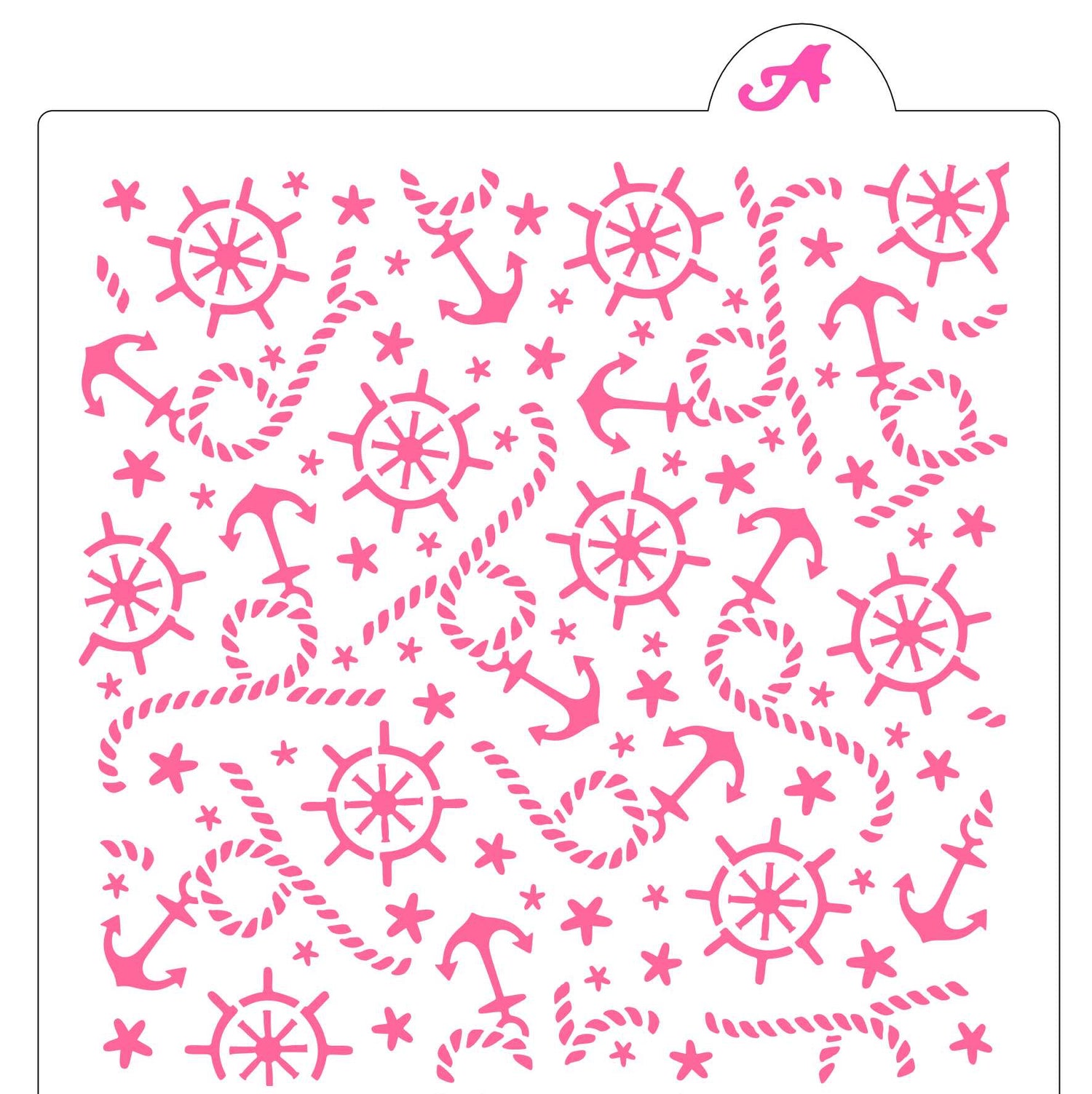 Anchors Aweigh Cookie Stencil