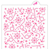 Anchors Aweigh Cookie Stencil