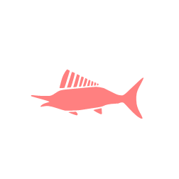 Marlin Sport Fish Stencil