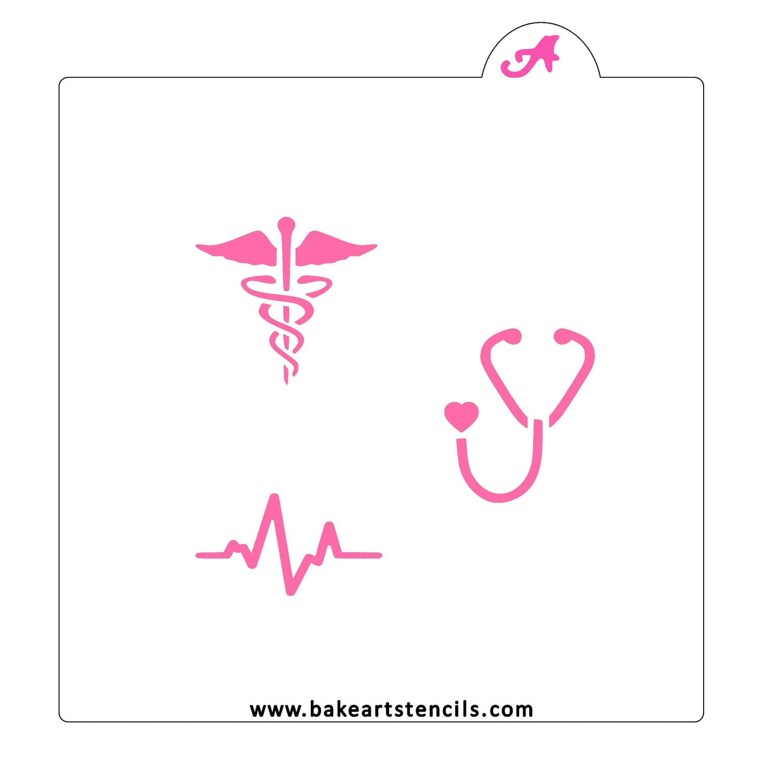 Medical Themed Oreo Stencil