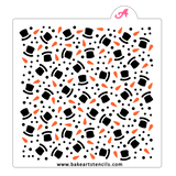 Melted Snowmen Cookie Stencil Set