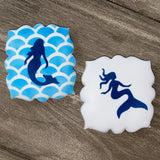 Mermaid Silhouettes Cookie Stencil
