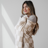 Minky Stretch Throw Blankets by Saranoni