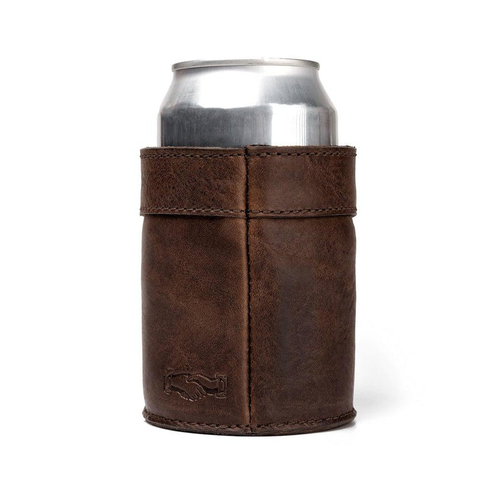 Campaign Leather Can Koozie