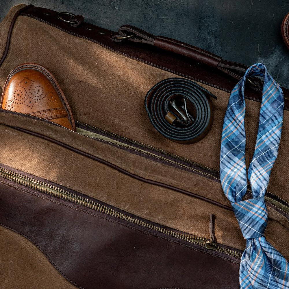 Campaign Waxed Canvas Valet Bag