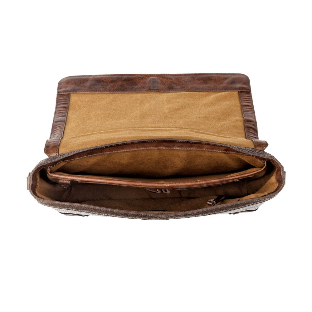 Theodore Leather Messenger Bag