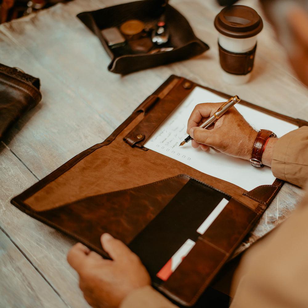 Theodore Leather Padfolio