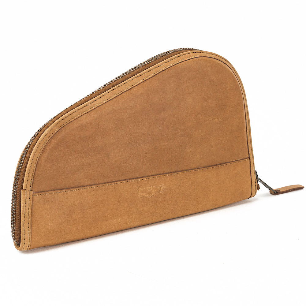 White Wing Leather Hunting Pistol Case