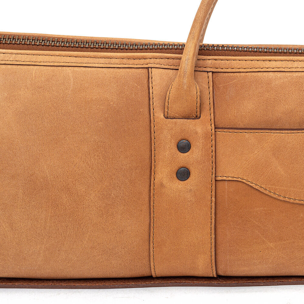 White Wing Leather Hunting Shotgun Case