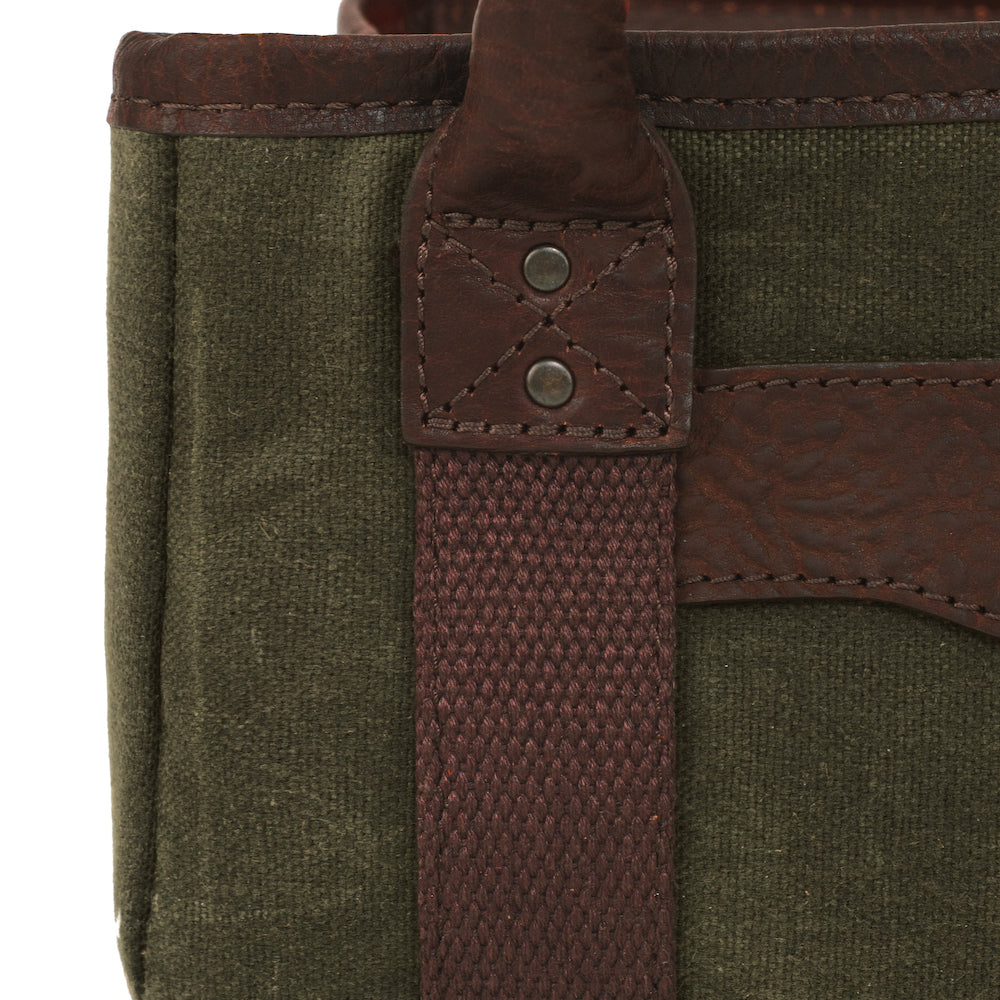 White Wing Waxed Canvas Hunting Four Box Shell Carrier