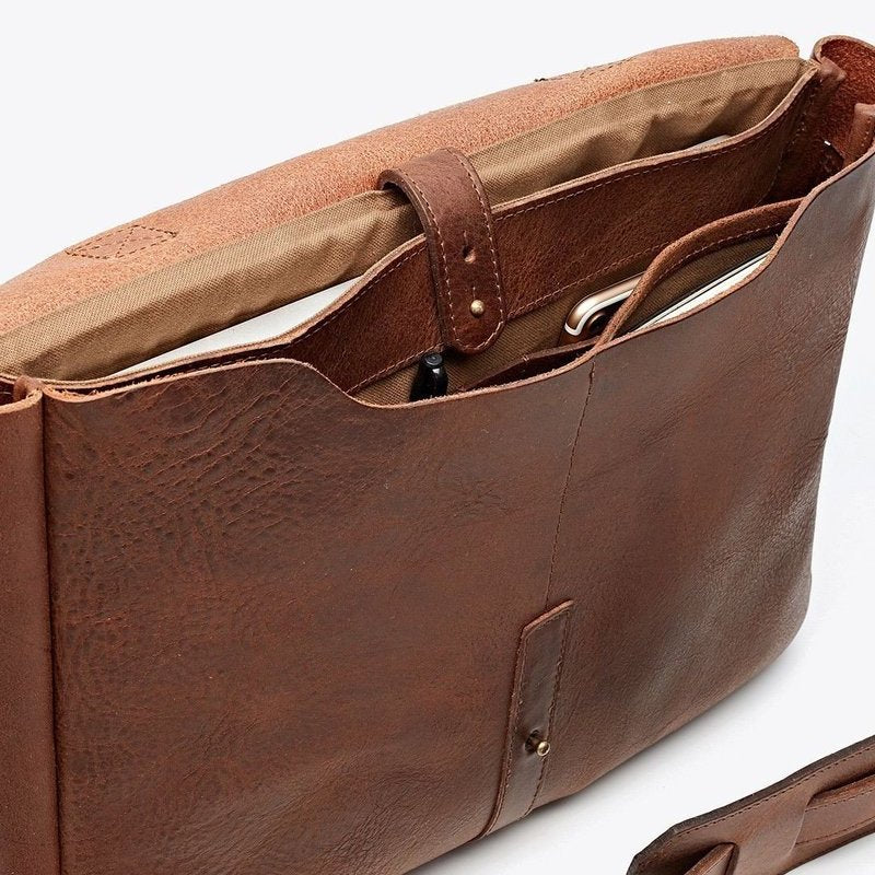 Nisolo Loreto Leather Messenger Bag