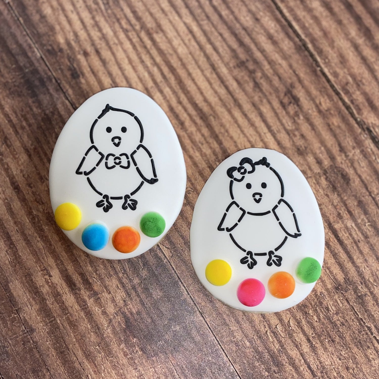 Mister Chick PYO Cookie Stencil