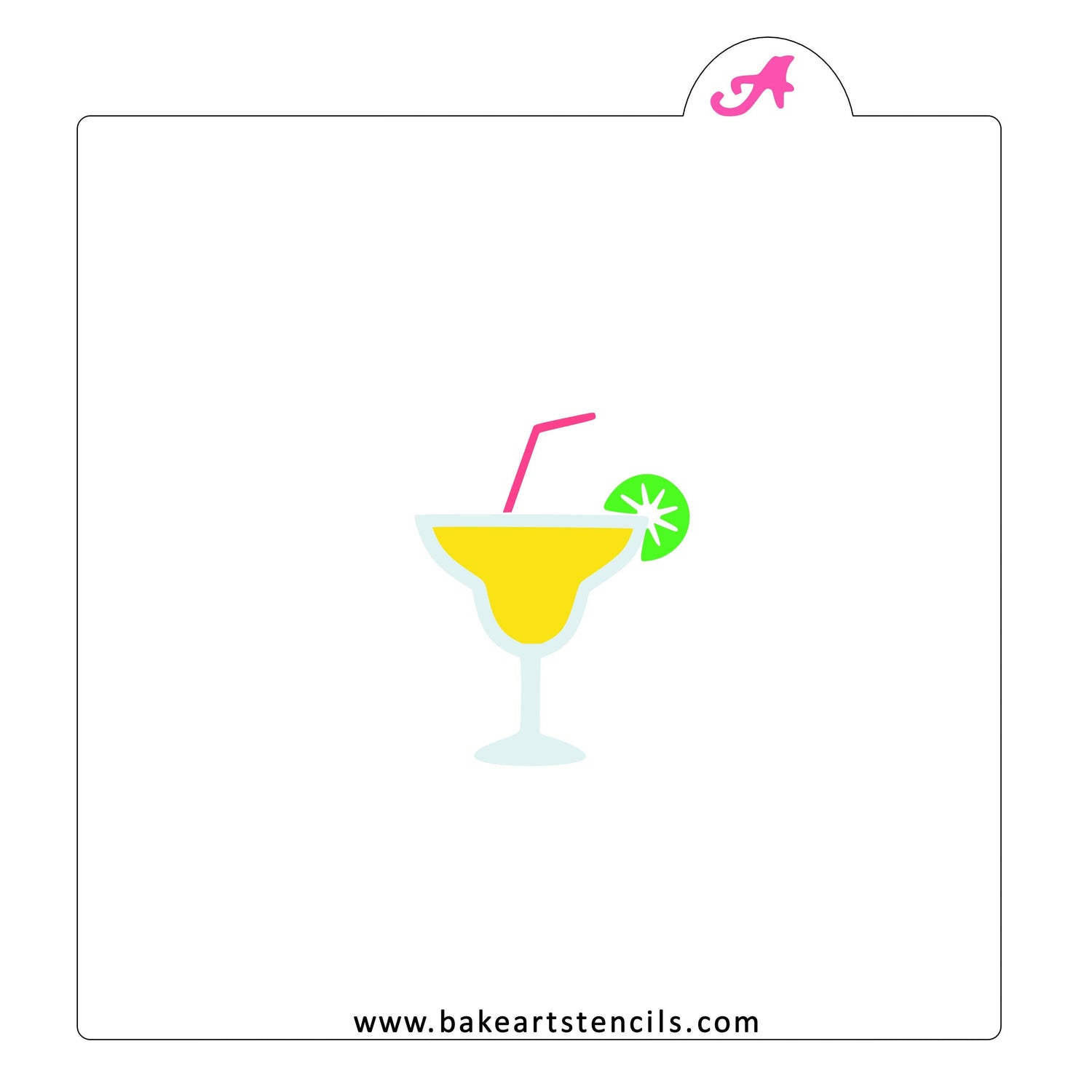 Mix a Margarita Cookie Stencil