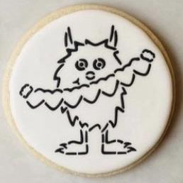 Monster Hearts PYO Cookie Stencil