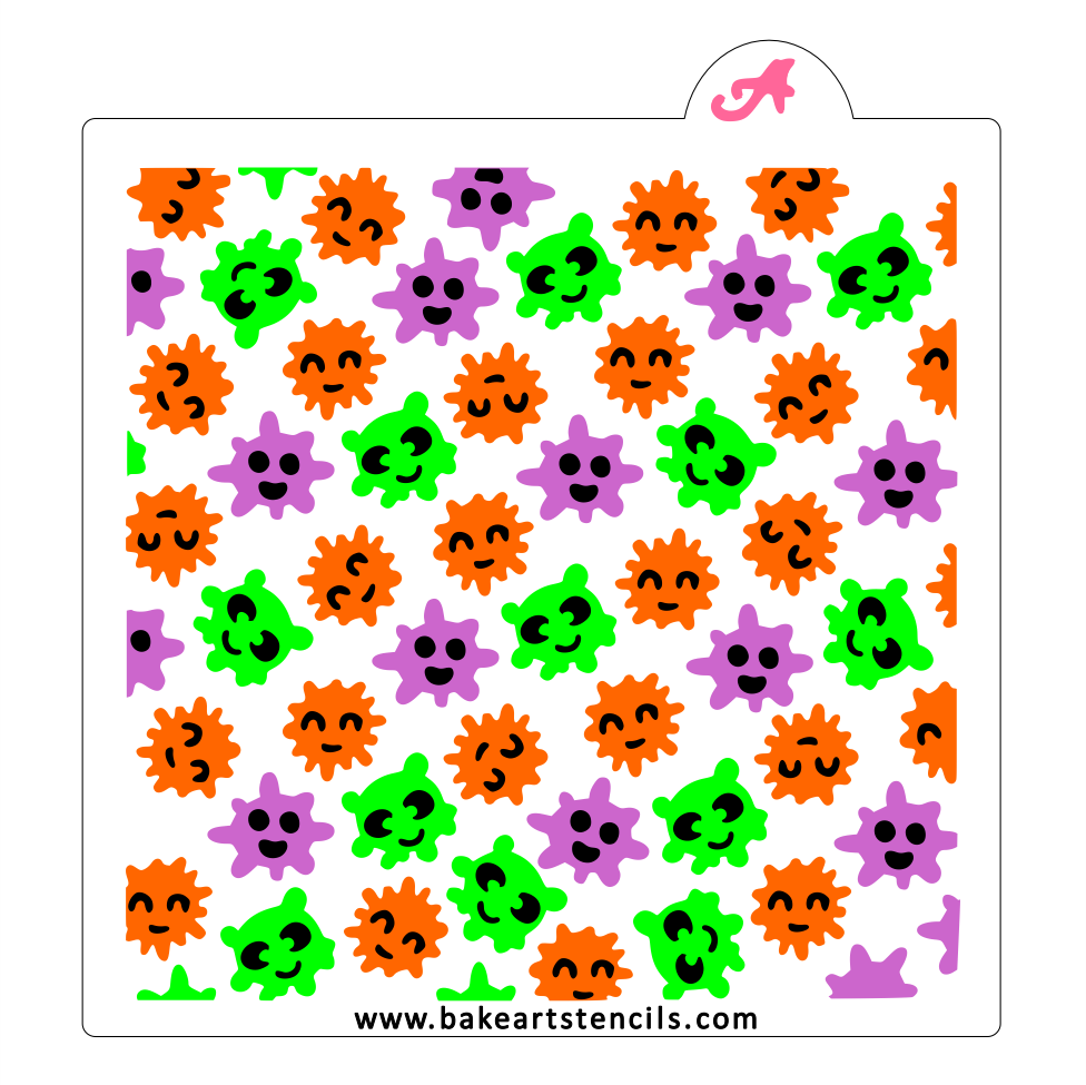 Monster Mash Cookie Stencil Set