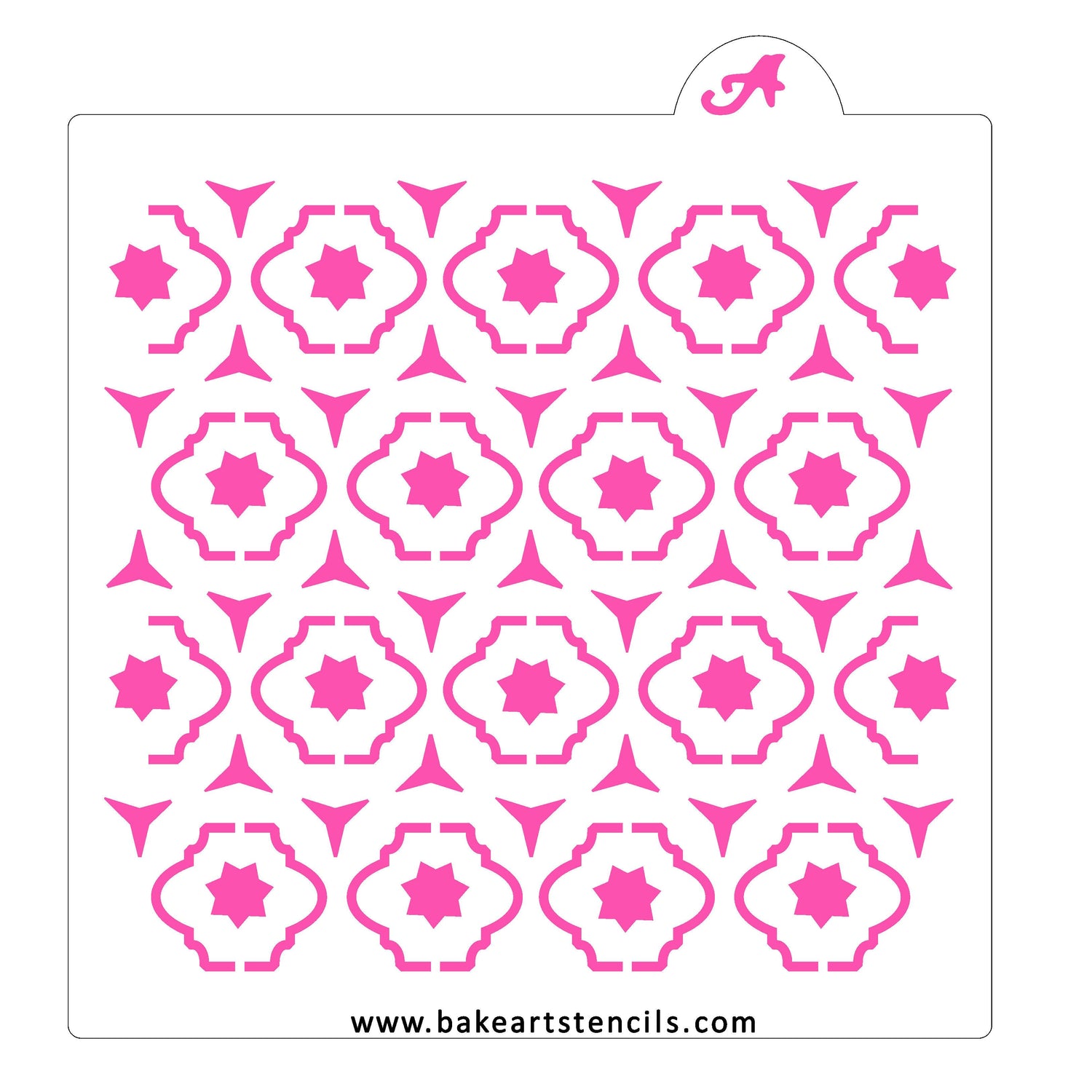 Moroccan Pattern Cookie Stencil