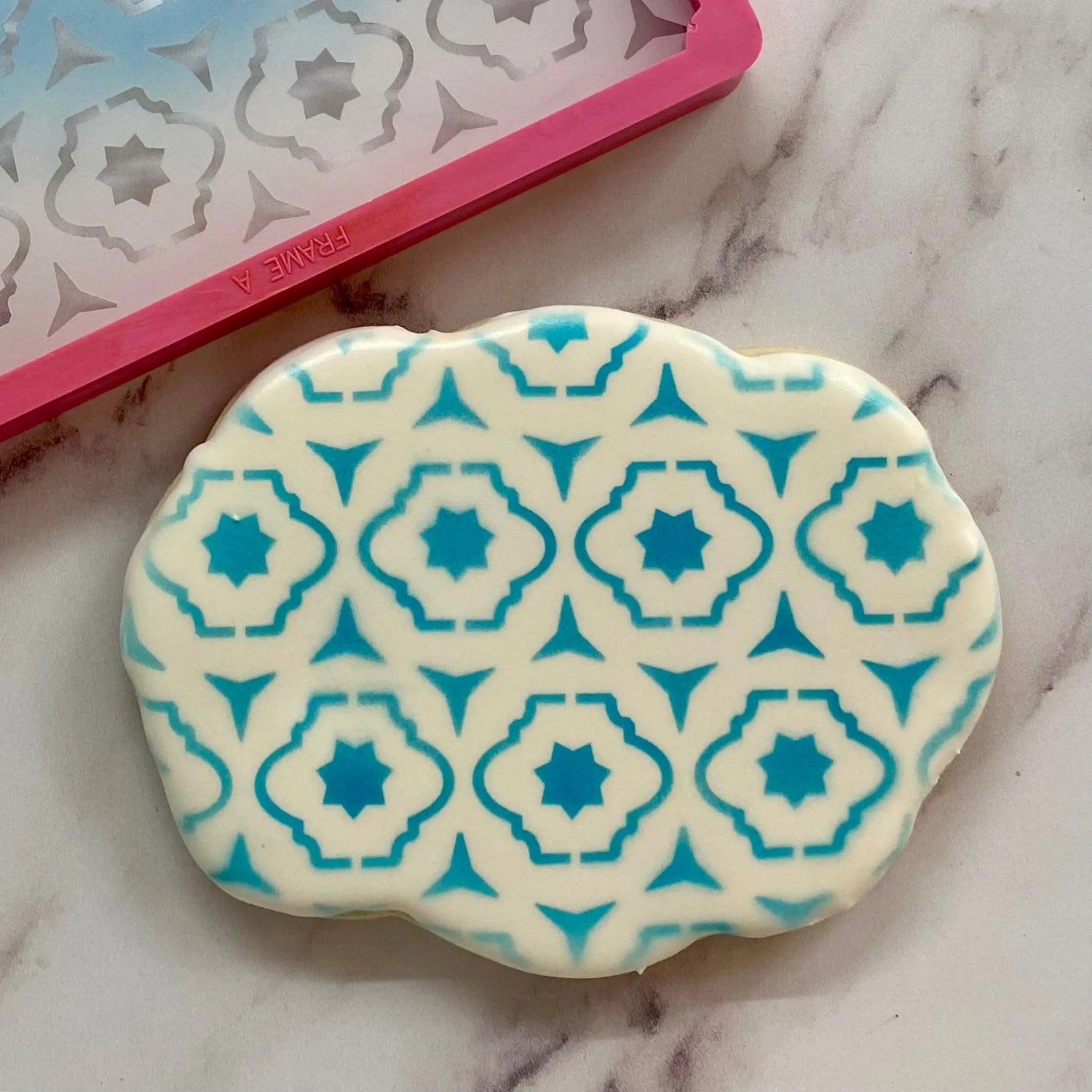 Moroccan Pattern Cookie Stencil