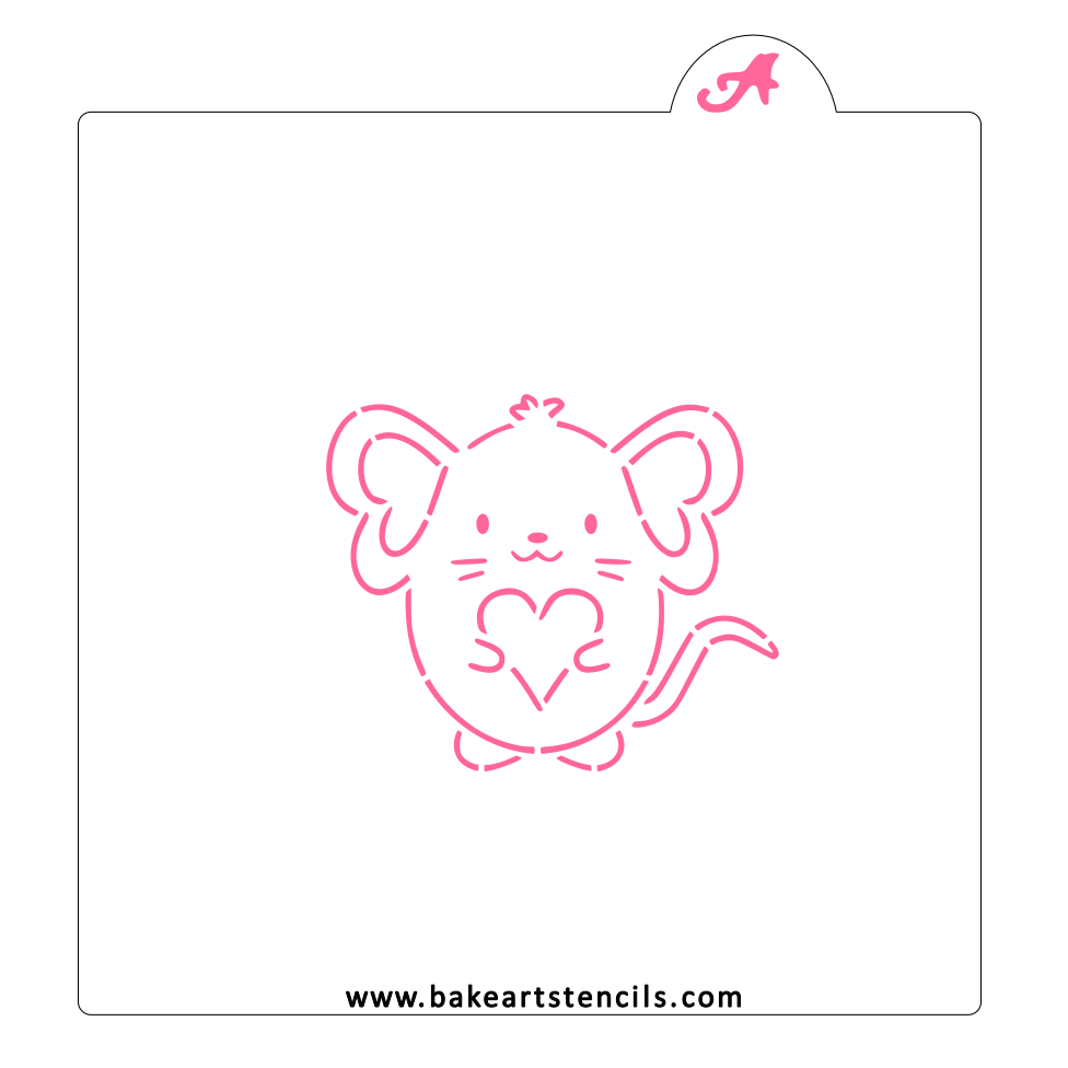 Mousy Love PYO Stencil