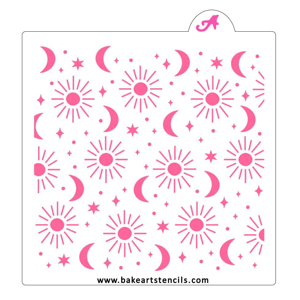 Mystic Phase Cookie Stencil
