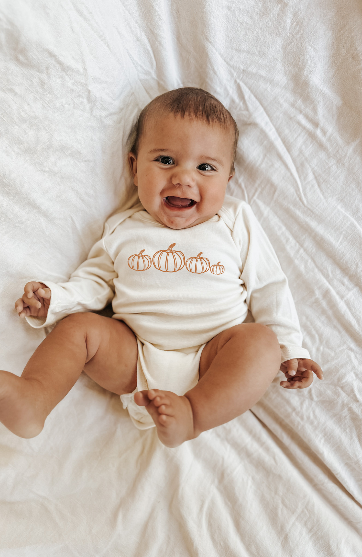 Pumpkin Patch Organic Bodysuit Long Sleeve by Tenth & Pine, product image 2