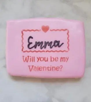 Name Valentine Cookie Stencil