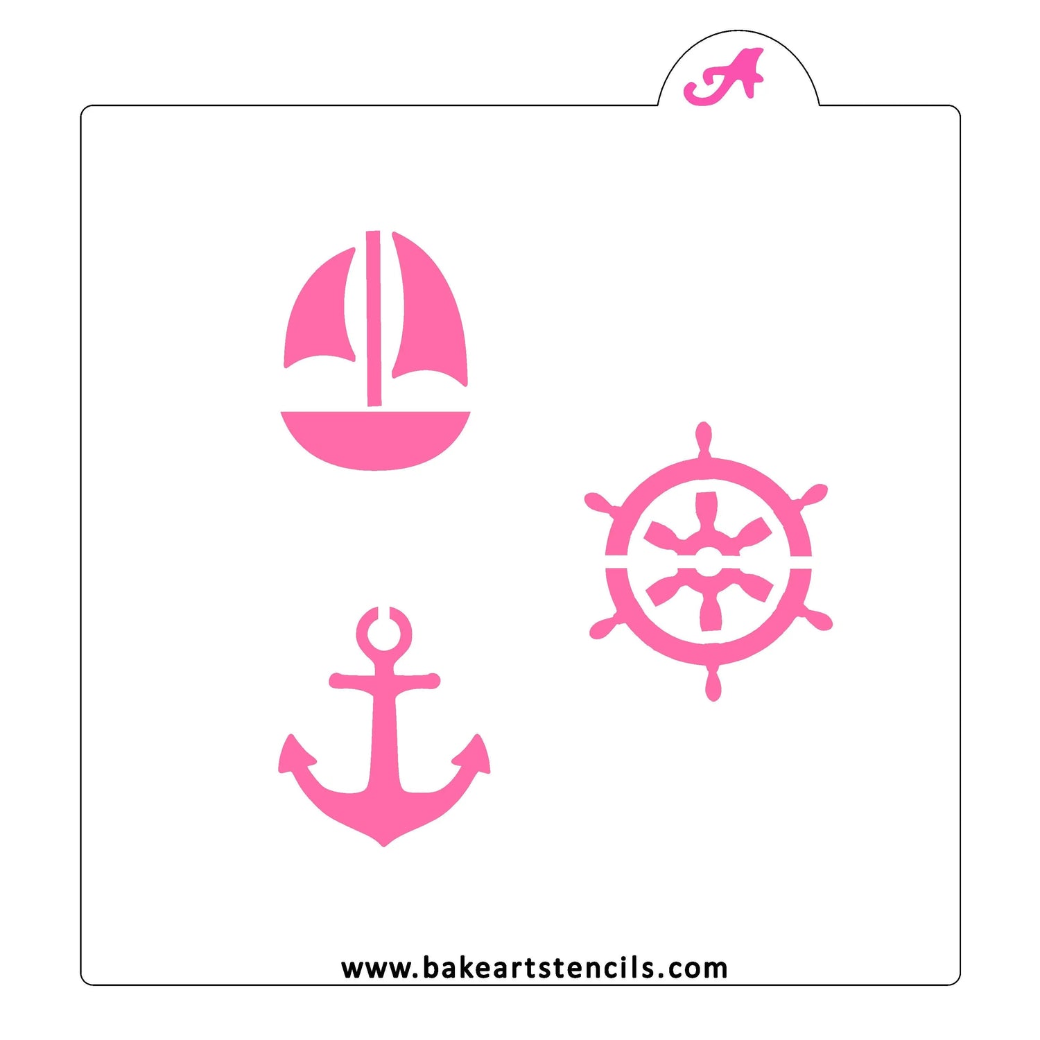 Nautical Oreo Stencil